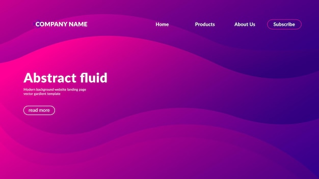 abstract website homepage background with gradient lines