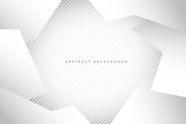 Abstract white and gray gradient background Modern minimalistic vector and geometric design template