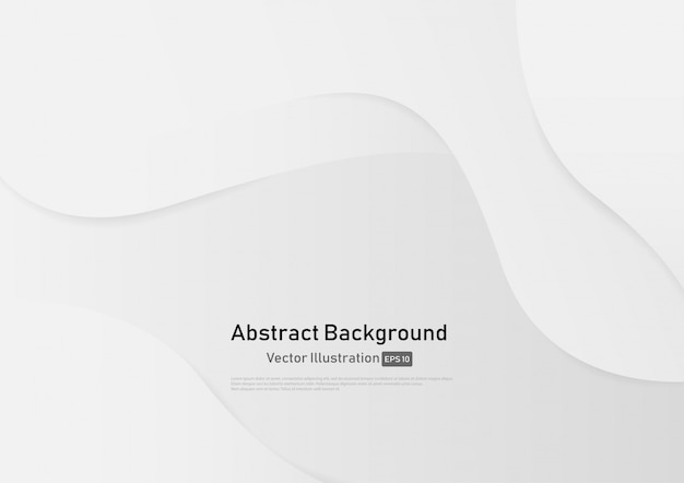 abstract white and gray gradient color curve background.