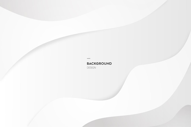 abstract white and gray gradient color curve premium vector background