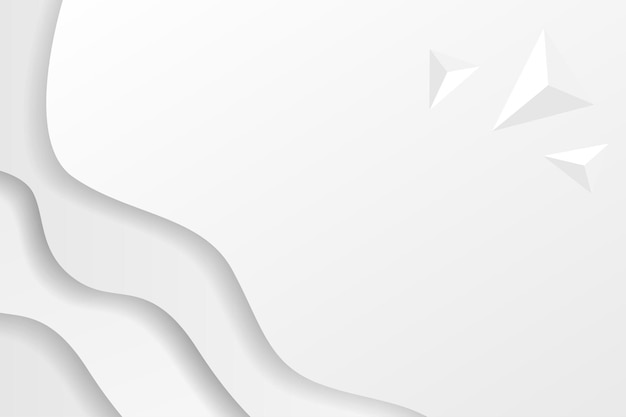 Abstract white and gray waves modern futuristic graphic background