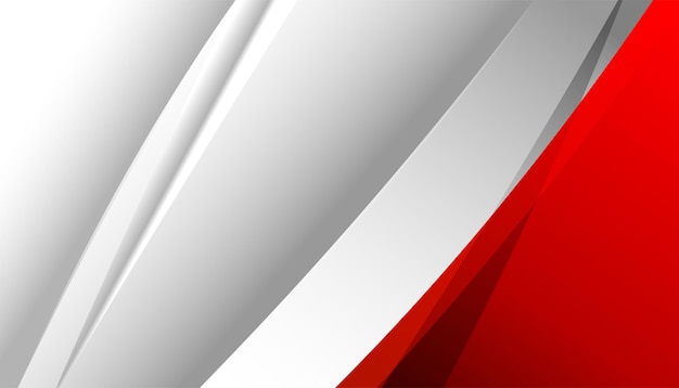 Abstract white and red corporate background with copy space
