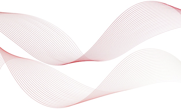 Abstract white and red luxury background with wave.