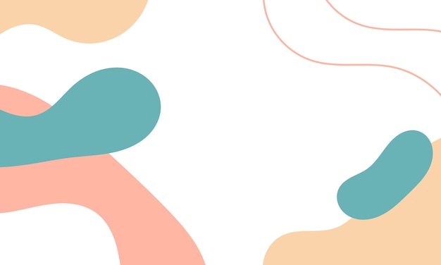 Abstract white background with organic shapes. Abstract design background with pastel color.