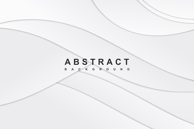 abstract white background with wave decoration