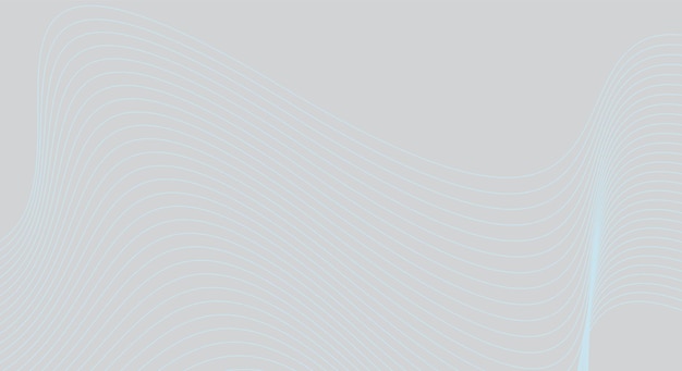 abstract white background with wave line design modern pattern vector illustration