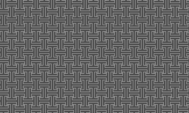 Abstract white decoration pattern on black background. Design for your wallpaper.