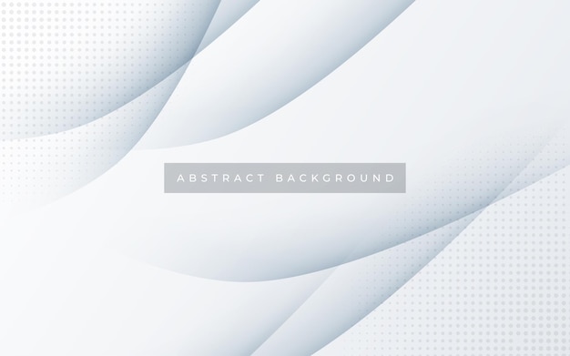 Abstract white gray color with halftone dots decoration background eps10 vector