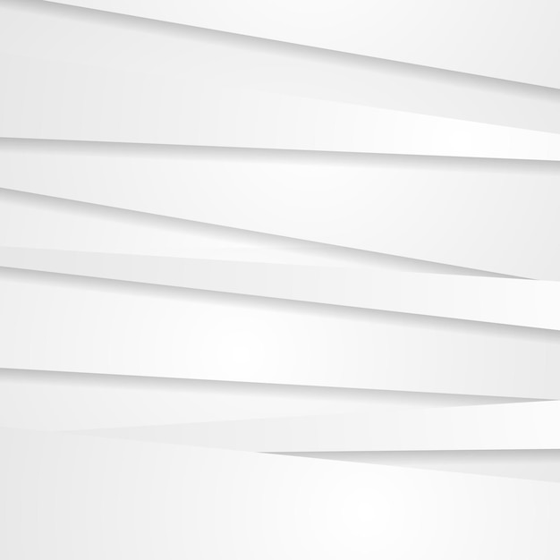 Abstract white grey and stripes corporate background Vector design