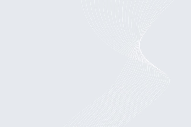 abstract white modern background with wavy lines