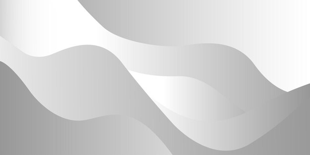 Abstract white wave background with smooth lines