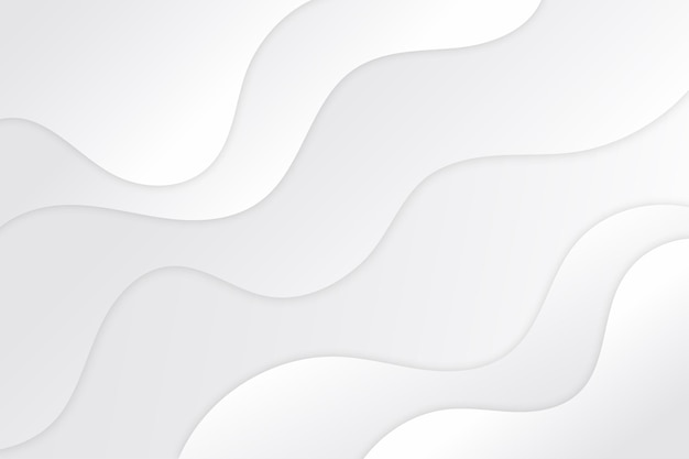 abstract white wavy background