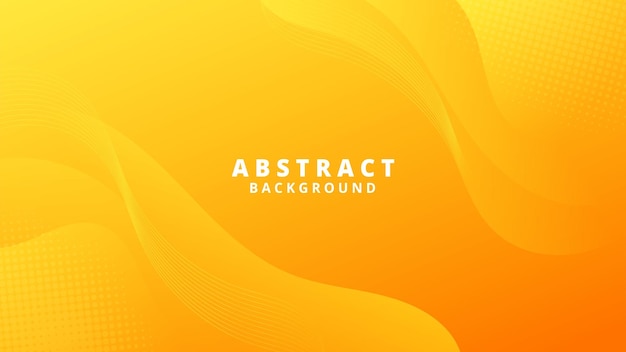 Abstract yellow Background with Wavy Shapes suitable for website flyers posters