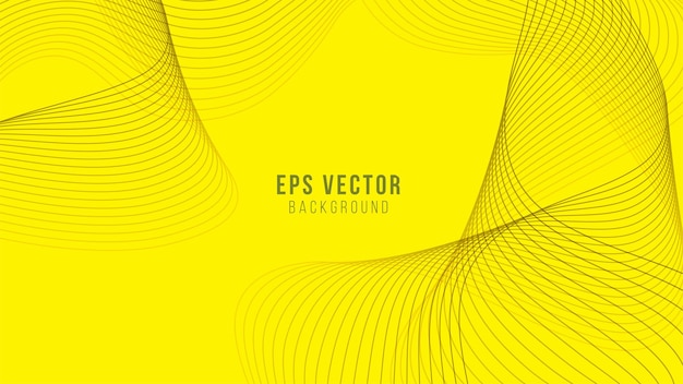 Abstract Yellow geometric background. Modern background design. Liquid color