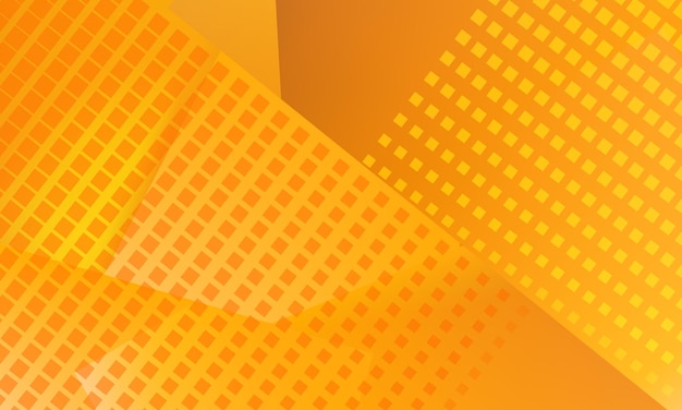 Abstract yellow orange geometric gradient vector illustration background design for webbanner