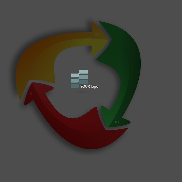 Abstraction background direction arrows loop04