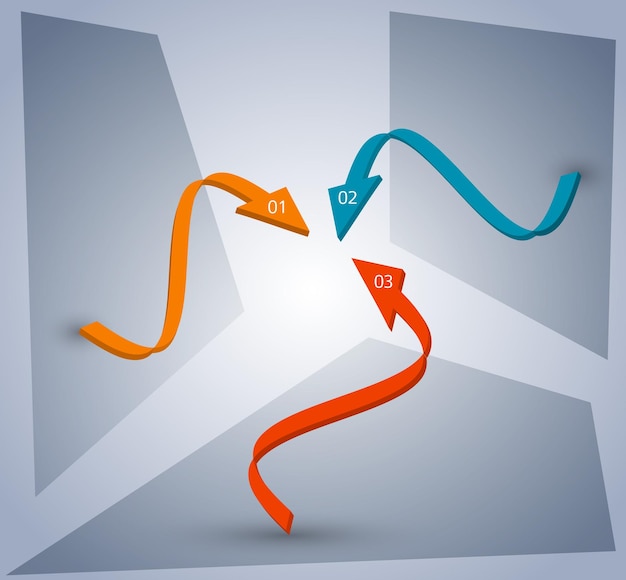 Abstraction background direction arrows mess wave07