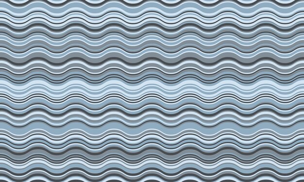 Abstrakt baggrund med bølgede striber i livlige farver, der skaber en kruset, flydende effekt. Glatte kurver og teksturerede linjer tilføjer elegance, vitalitet og kreativitet. Ideel til wallpaper eller tekstil.