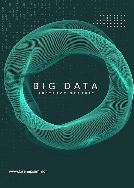 Abstrakt baggrund med digital teknologi. Kunstig intelligens, deep learning og big data-koncept.