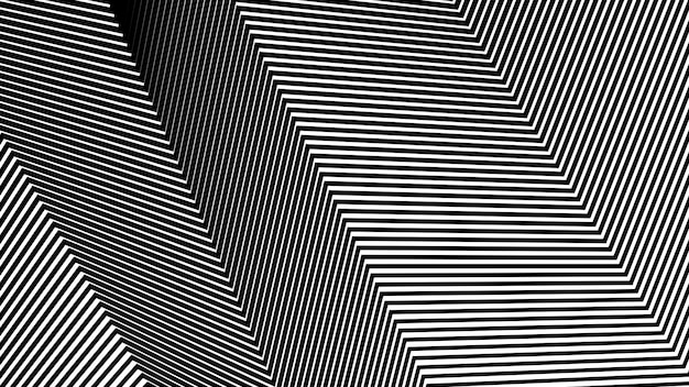 Abstrakt baggrund med sort zigzag-stribet tekstur til stof eller præsentation