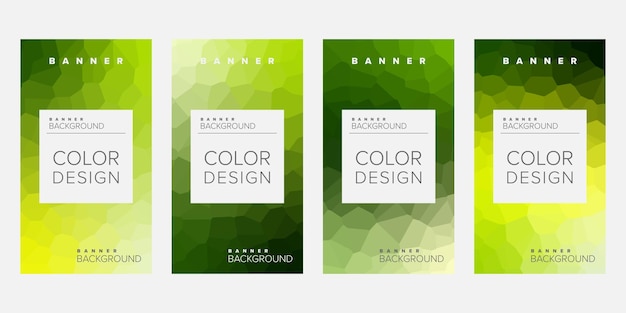 Abstrakt baggrunds banner vektor design skabelon banner til print eller web banner med farverig