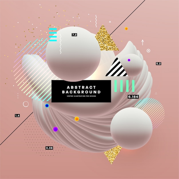 Abstrakt baggrundsdesign