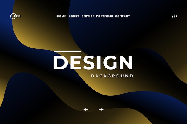 Abstrakt Bakgrund Dynamisk Våg Färgrik används för webbplats UI UX kreativitet och livfullhet