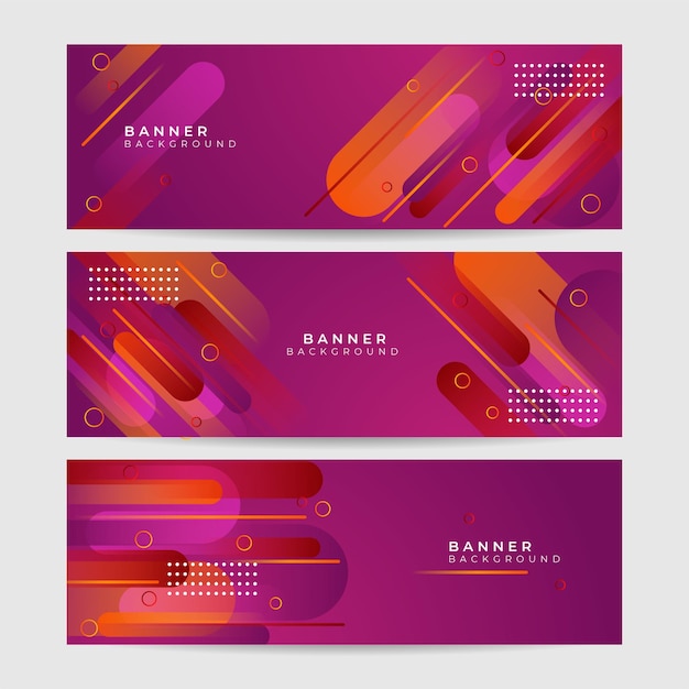 Abstrakt bannerbaggrund. Vektor abstrakt grafisk design banner mønster baggrundsskabelon.