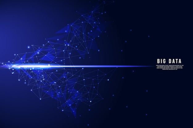 Abstrakt Big Data-baggrund