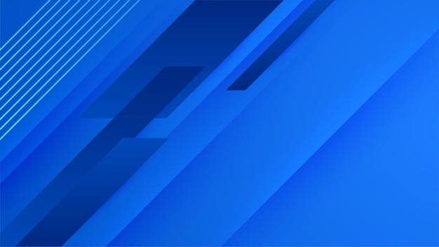 Abstrakt blå baggrund med former, linjer og striber samt moderne geometrisk mønster. Vektor abstrakt grafisk design banner mønster præsentationsbaggrund web skabelon