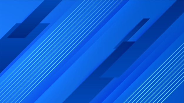 Abstrakt blå baggrund med former, linjer og striber samt moderne geometrisk mønster. Vektor abstrakt grafisk design banner mønster præsentationsbaggrund web skabelon