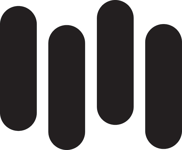 Abstrakt bølge og linje logo illustration i trendy og minimal stil