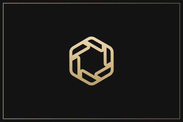 Abstrakt digitalt app-brandlogo