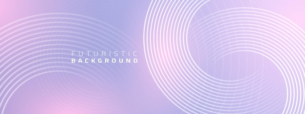 Abstrakt dynamisk cirkel med linjer, gråblå bakgrund, framtida teknologi koncept Illustration