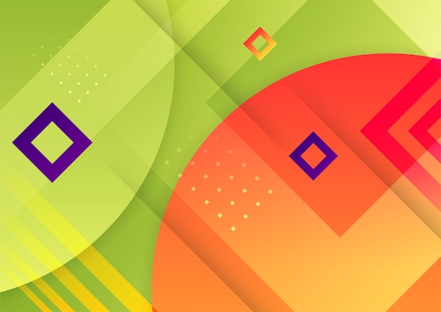 Abstrakt färgstark geometrisk vektorlutning bakgrund