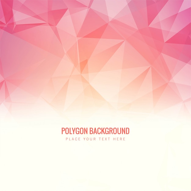 Abstrakt farverig geometrisk polygon baggrund