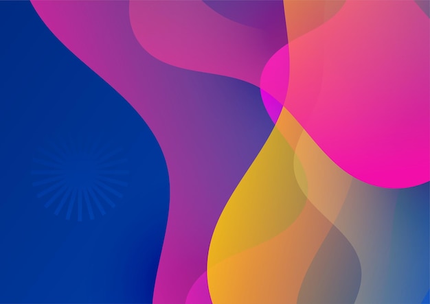 Abstrakt farverig geometrisk vektor gradient baggrund