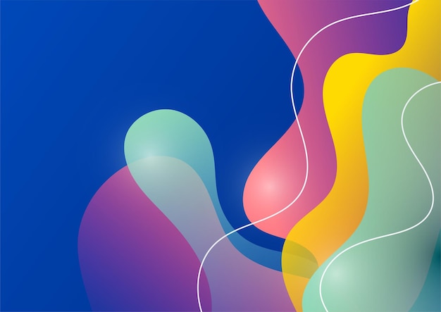 Abstrakt farverig geometrisk vektor gradient baggrund
