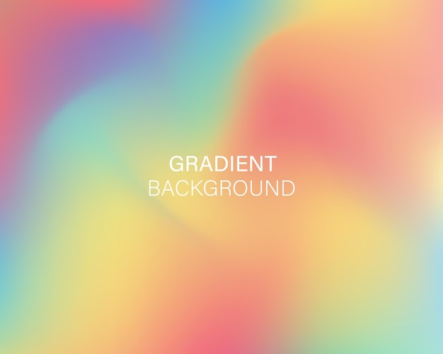 Abstrakt, farverig gradient baggrund til design som bannerannoncer og præsentationskoncept
