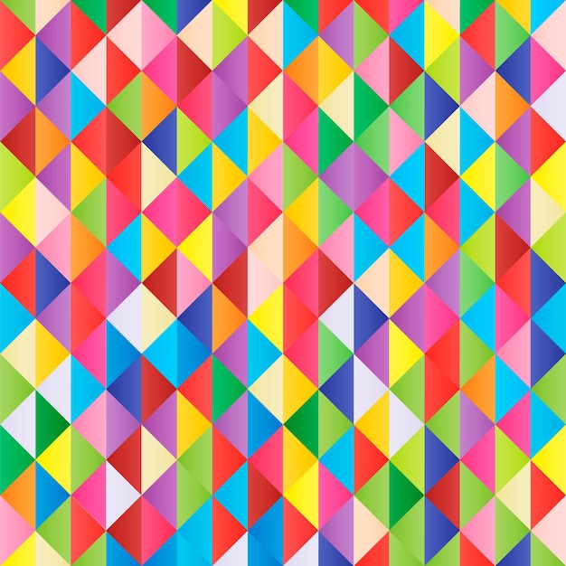 Abstrakt, flerfarvet geometrisk vektor baggrund