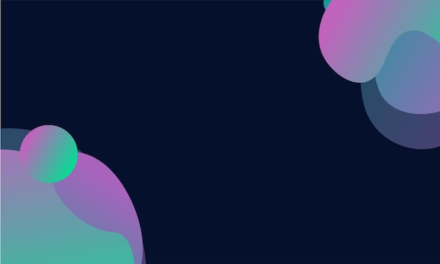 Abstrakt flydende baggrund med farverig gradient