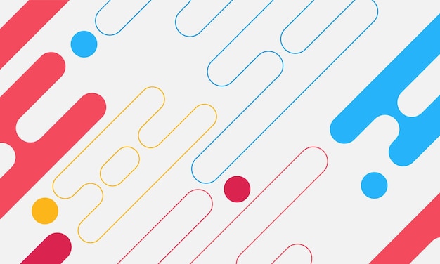 Abstrakt flytande form färgglad mall banner med gradient färg prick teknik bakgrund Design med vektor design