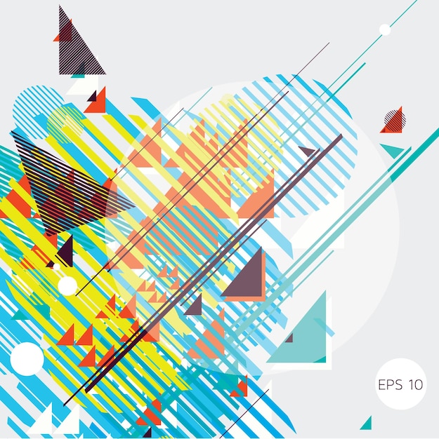 Abstrakt futuristisk baggrund