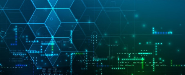 Abstrakt futuristisk fade computerteknologi forretningsbaggrund