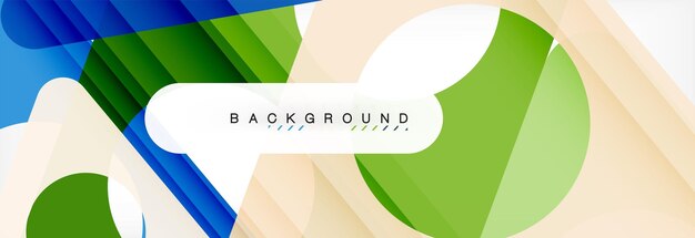 Abstrakt geometrisk baggrund Moderne overlappende trekanter Usædvanlige farveformer til dit budskab Business- eller tech-præsentations app cover