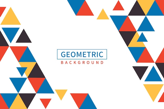 Abstrakt geometrisk baggrund
