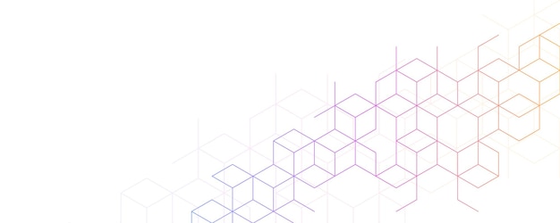 Abstrakt geometrisk bakgrund med isometrisk vektorblocks polygonformsmönster