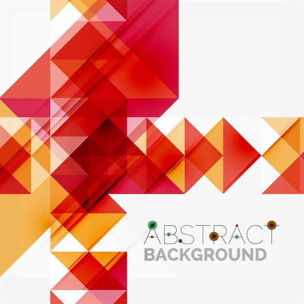 Abstrakt geometrisk bakgrund. Moderna överlappande trianglar