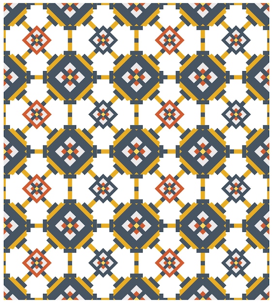 Abstrakt geometrisk form retro base print placering sømløst print vektorfilformat