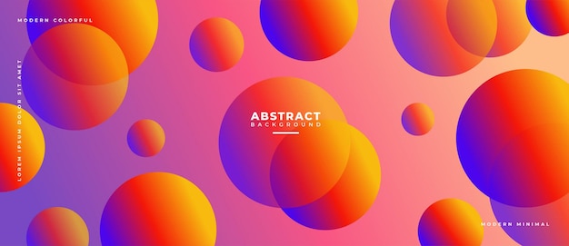 Abstrakt geometrisk formkomposition banner